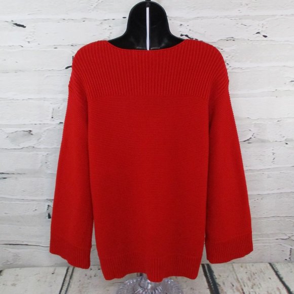 Charter Club Waffle Knit Pullover Sweater - Picture 3 of 7